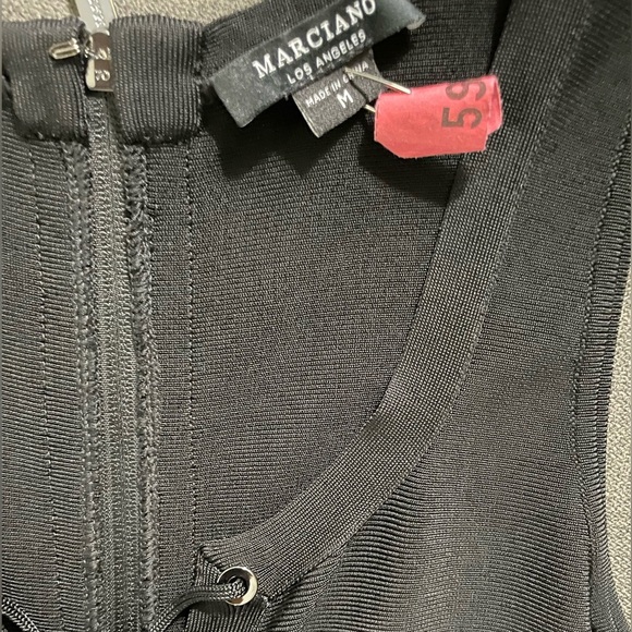 Marciano Black Lace-Up Mini Dress - Picture 2 of 2